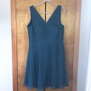 Azazie Jenna Ink Blue Dress
